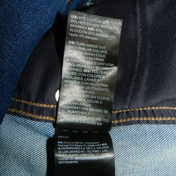 White House Black Market Everyday Soft EHR Belted Skinny Flare Jeans Size 2 - Picture 11 of 11